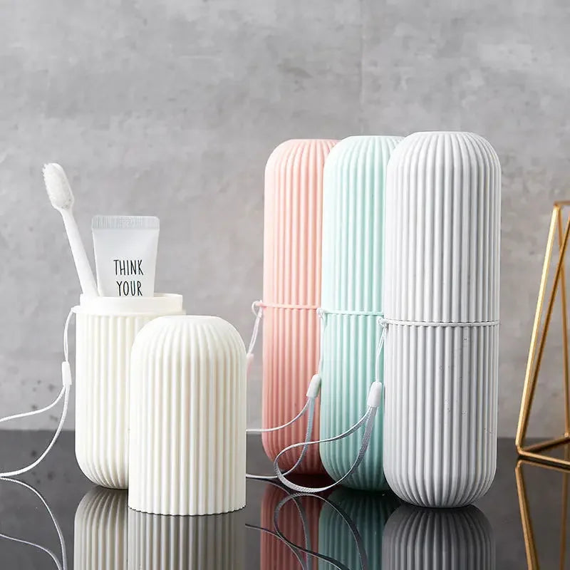 Travel Toothbrush & Toothpaste Storage Case