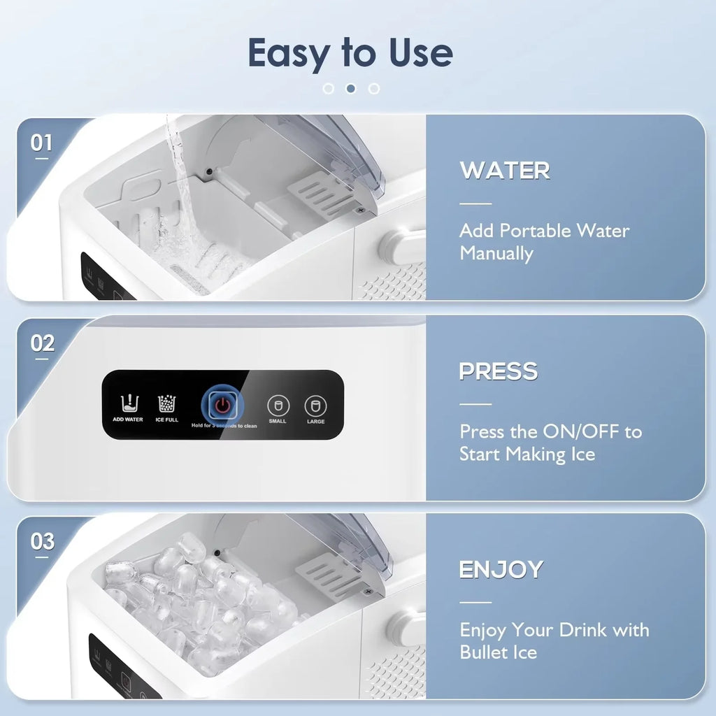 SUSWEETLIFE Countertop Ice Maker – 220V