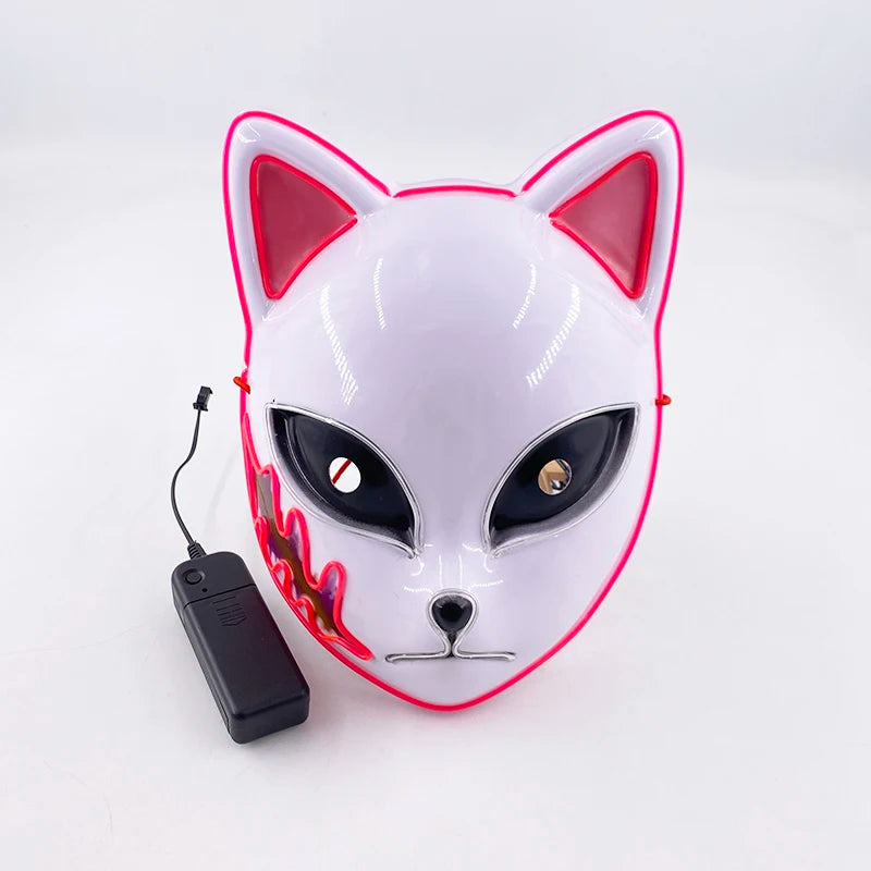 EL Light-Up Halloween Mask – 3 Lighting Modes
