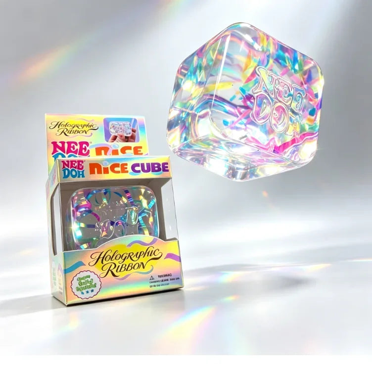 Squeeze Fidget Toys – Ribbon Cube & Jellyfish Options