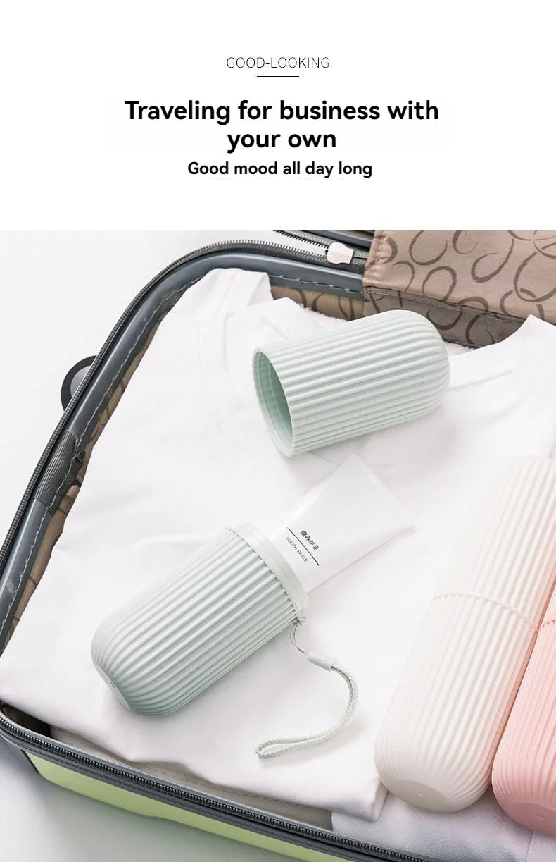 Travel Toothbrush & Toothpaste Storage Case