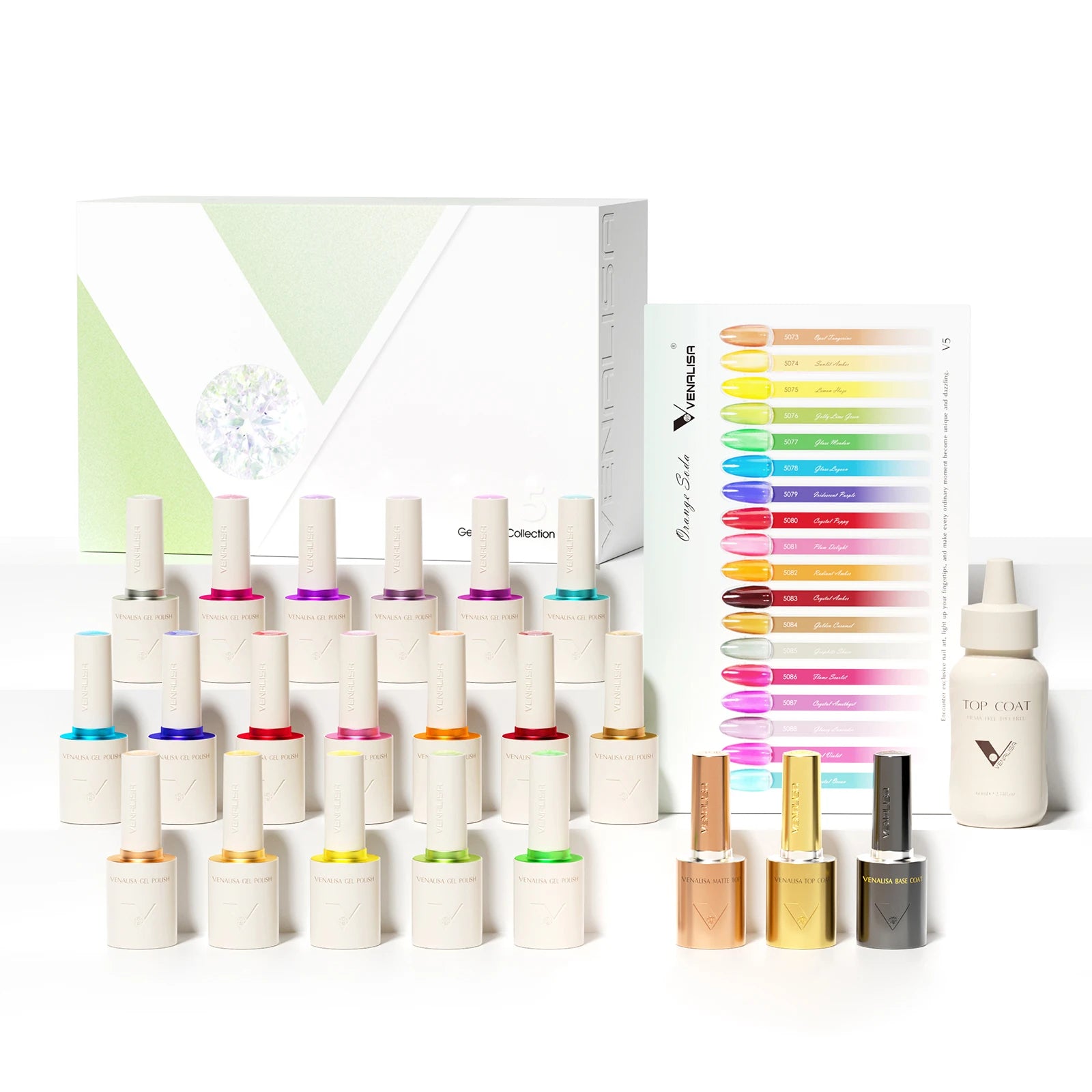 VENALISA 10ml V6 Nail Gel Polish HEMA FREE TPO FREE Cat Eye Gel Polish Semi Permanent UV LED Soak Off Nail Manicure Gel Lacquer