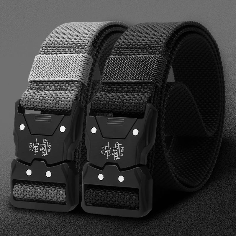 Unisex Tactical-Style Belt with Automatic Buckle