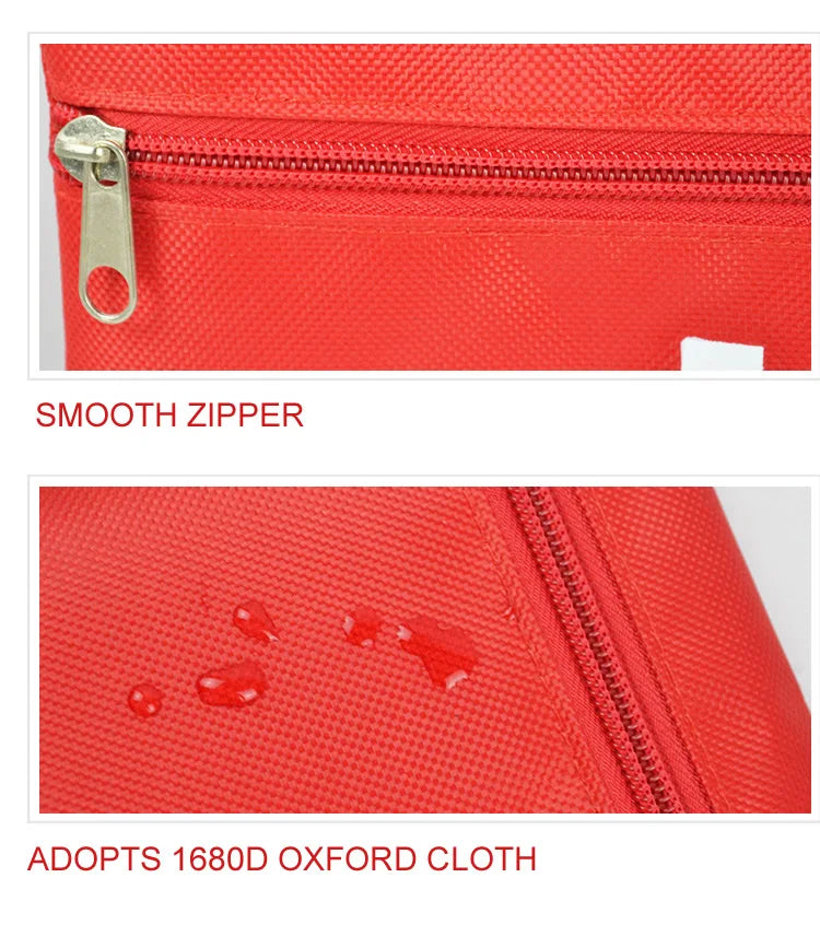 Portable First Aid Kit – Red or Blue, Multiple Kit Options