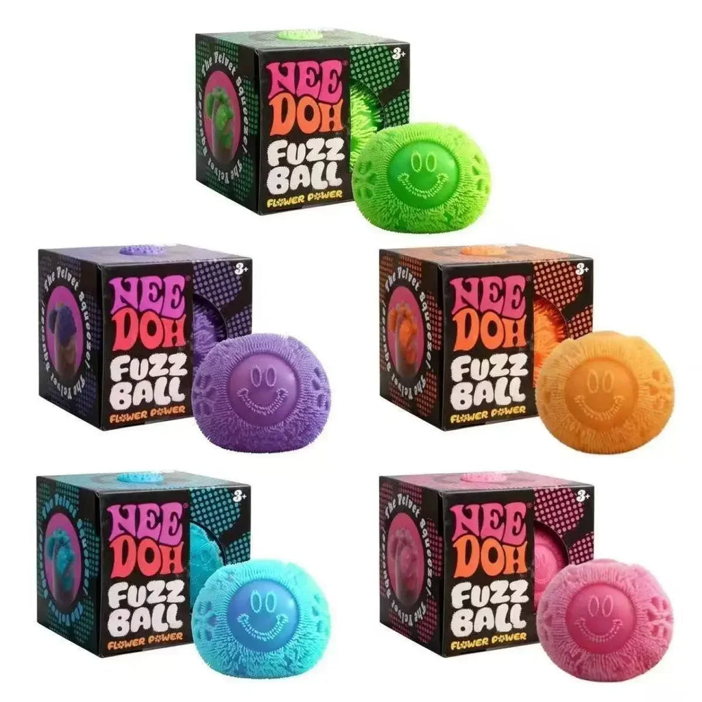 1pc Flower Portable Hairball Creative Fluff Toy Face Soft Decompression Office Pinch
