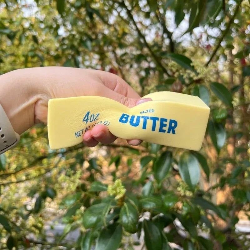 Squishy Butter Stick Fidget Toy – Elastic Cheese Stick, Anxiety Relief, CE Certified