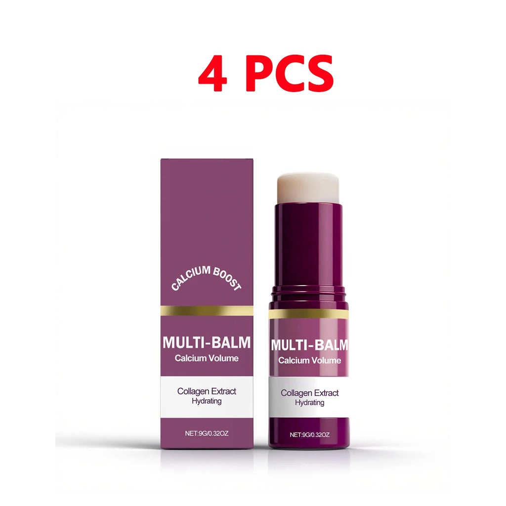 Koreanischer Calcium Volume Multi Balm Stick – Feuchtigkeitsspendender und straffender Stick, Anti-Falten-Pflege, Kollagenhaltige Pre-Makeup-Feuchtigkeitspflege