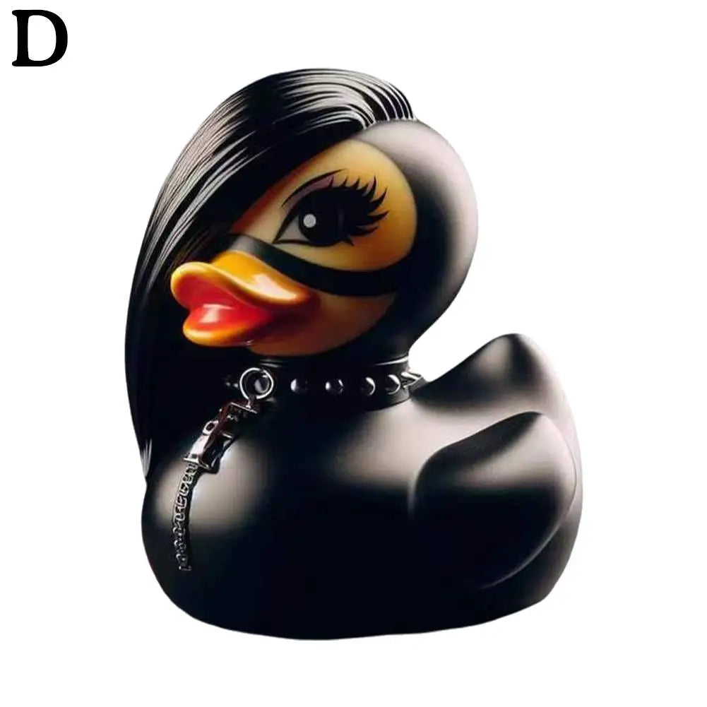 Duck Devil Duck Death Rock Duck Statue Car Styling Central Console Dashboard Auto Styling Decorative Home Desktop Decoration