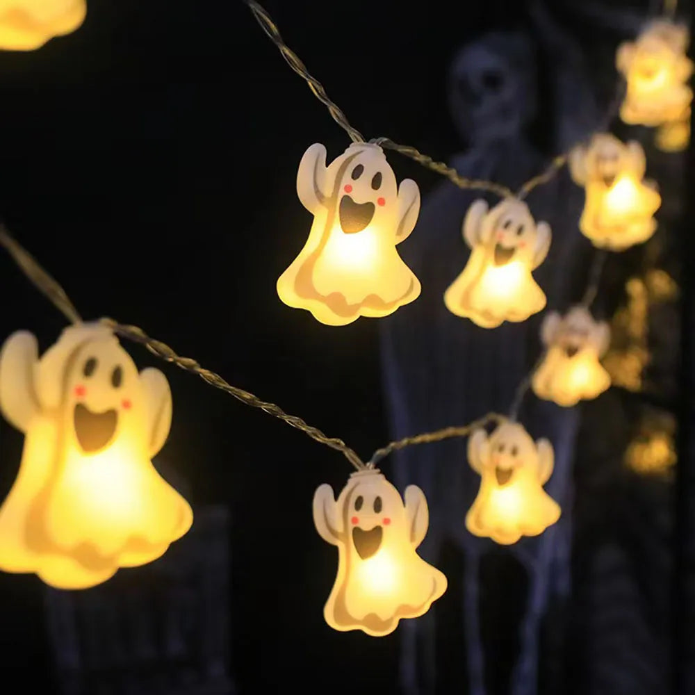 Halloween LED String Lights – Pumpkin, Ghost or Mixed Designs