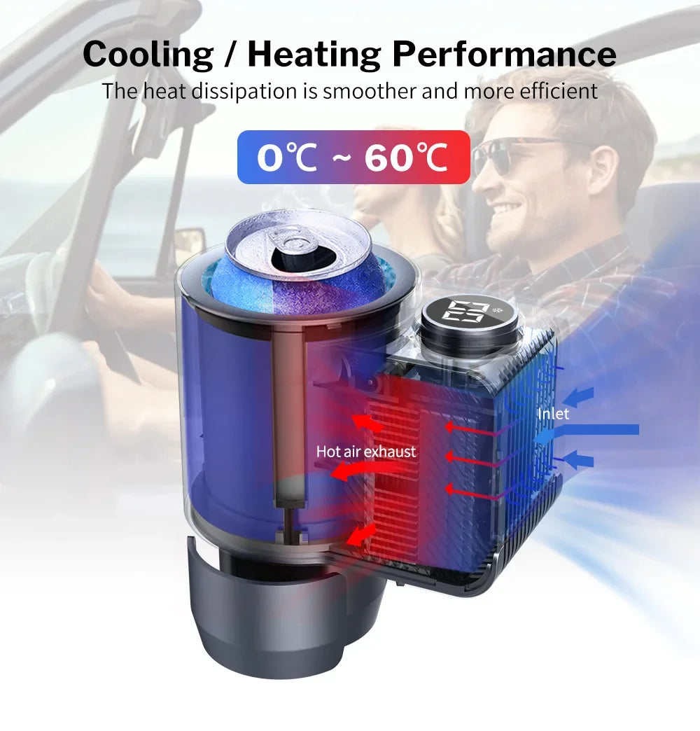 12V Car Beverage Cooling Cup Holder