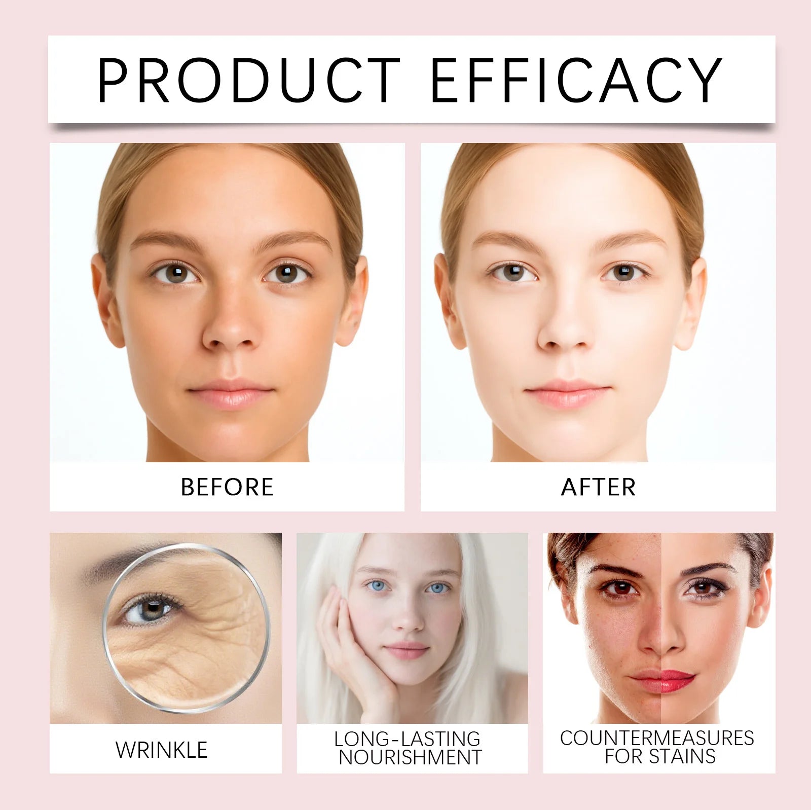 Korean Silk Collagen Serum Moisturizer Stick Set Revitalizing Face Cream Anti-Wrinkle Firming Lifting Skin Care Deep Hydration