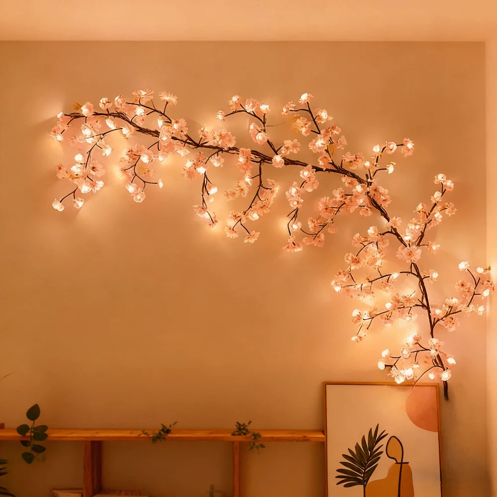 Cherry Blossom Branch Lights – Warm White, 72–144 LEDs