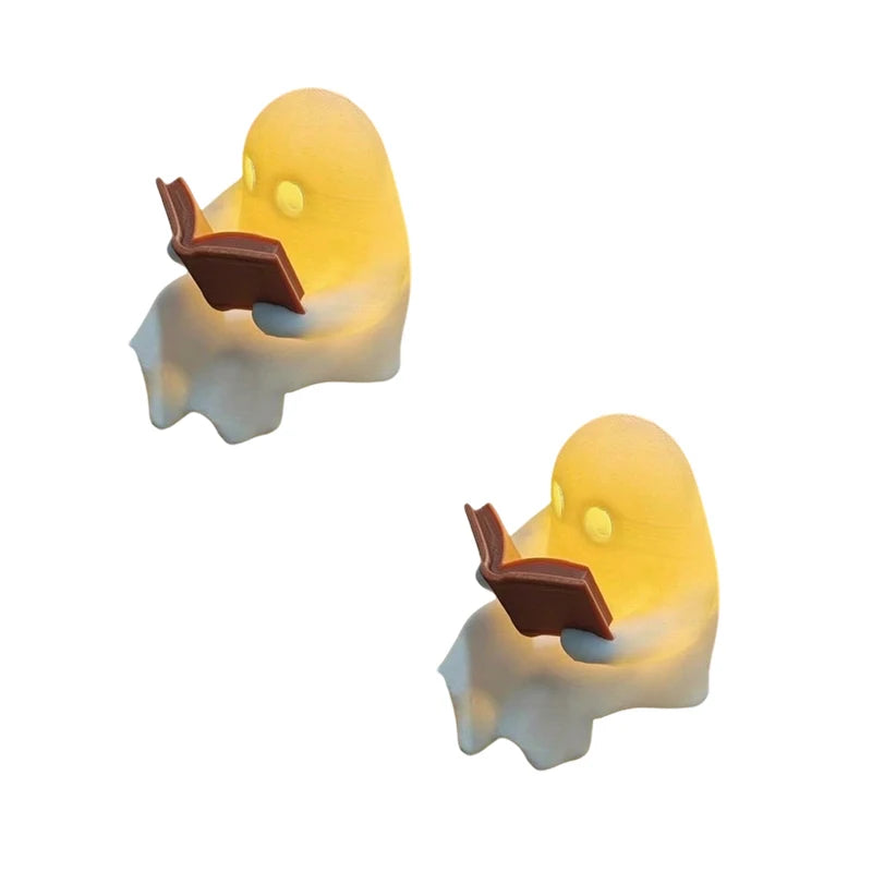Reading Ghost Halloween Tabletop Decorations – 2 or 3 Pieces