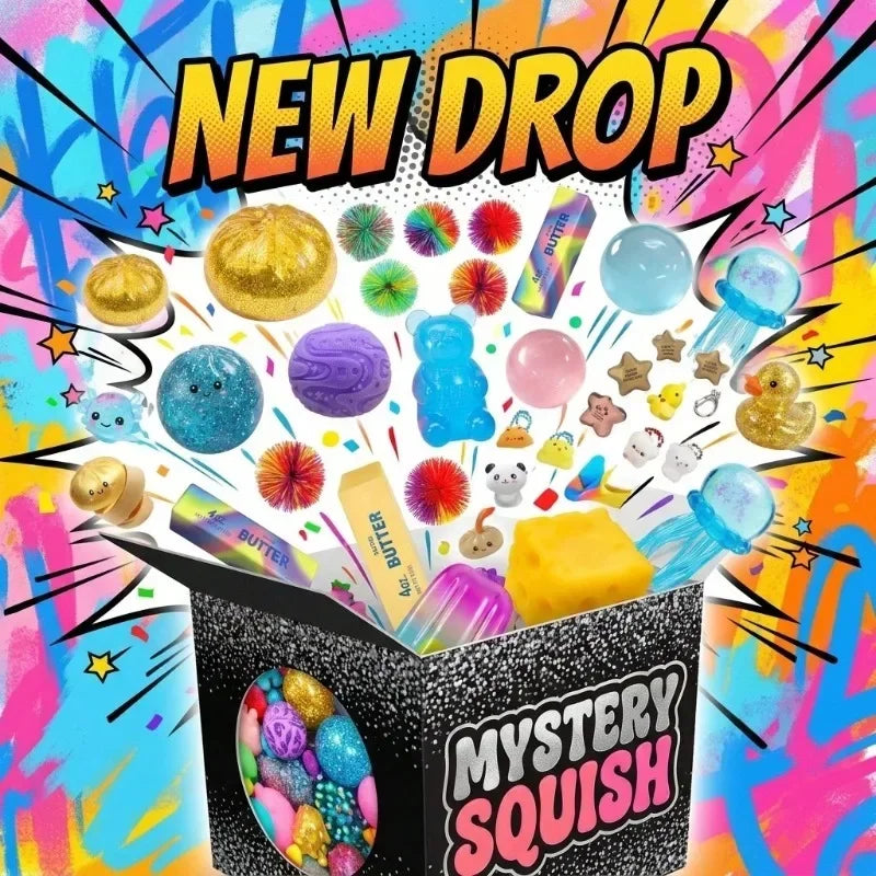 Mystery Squishy Sensory Toys – 1–5 Piece Options