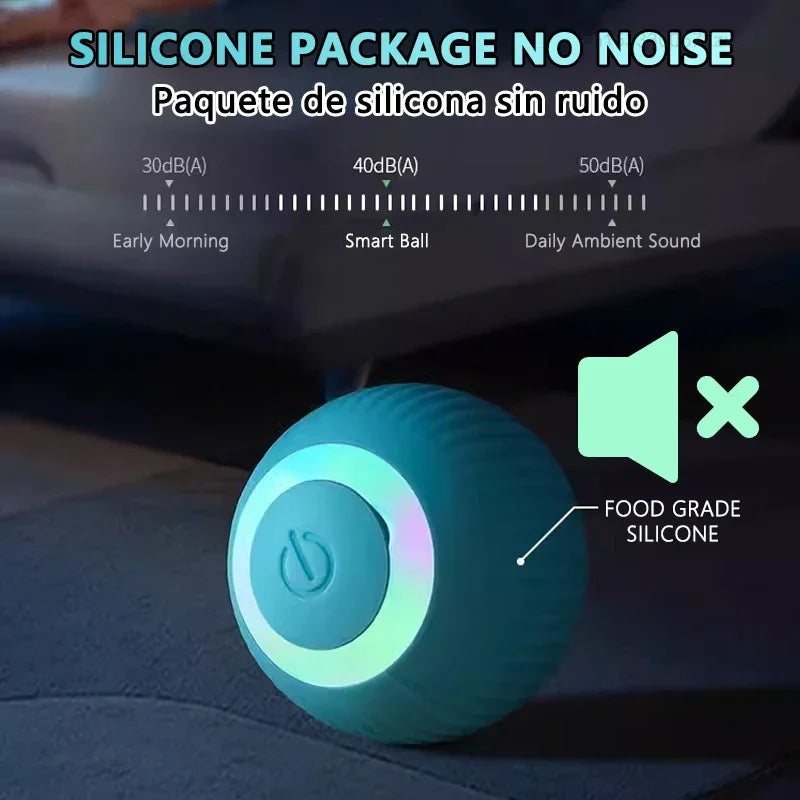 Rechargeable Rolling Cat Toy Ball