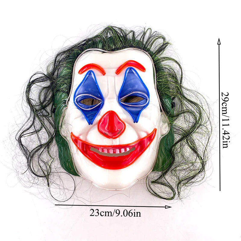 EL Light-Up Halloween Mask – 3 Lighting Modes