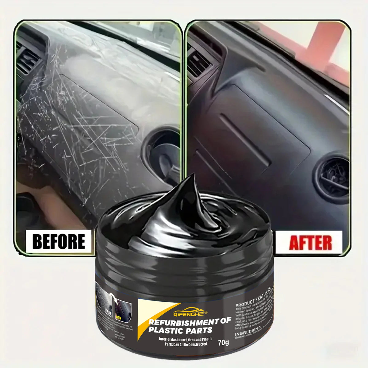 Automotive Plastic Trim Polish – 2.47 oz
