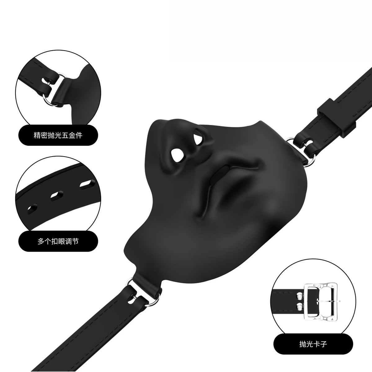 Adult Half-Face Costume Mask – Assorted Styles