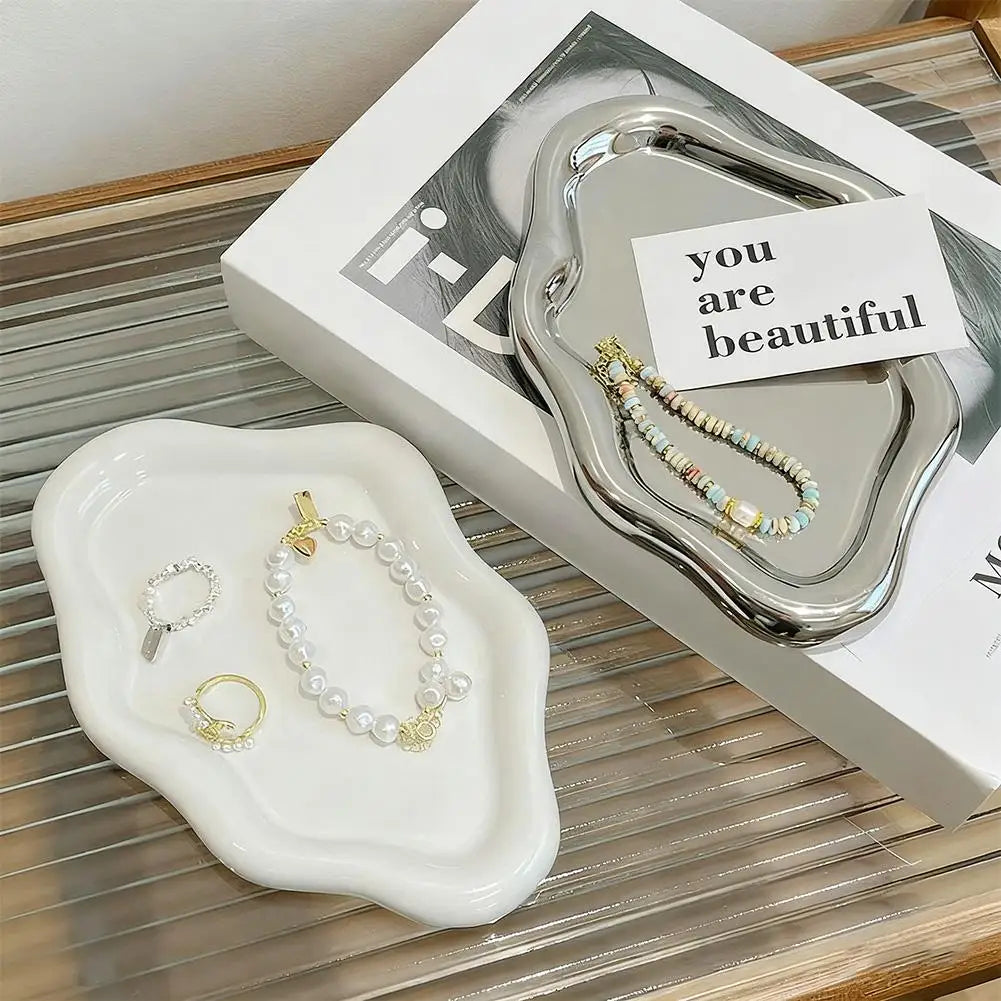 Cloud-Shaped Jewelry & Trinket Tray