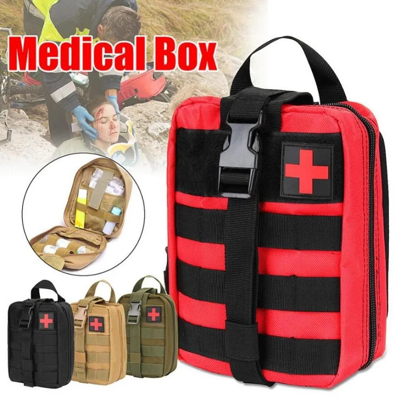 Waterproof Oxford Molle First Aid Pouch – IFAK Emergency Waist Pack for Outdoor Adventures