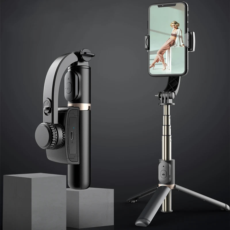 Q08 Smartphone Gimbal with Selfie Stick & Tripod