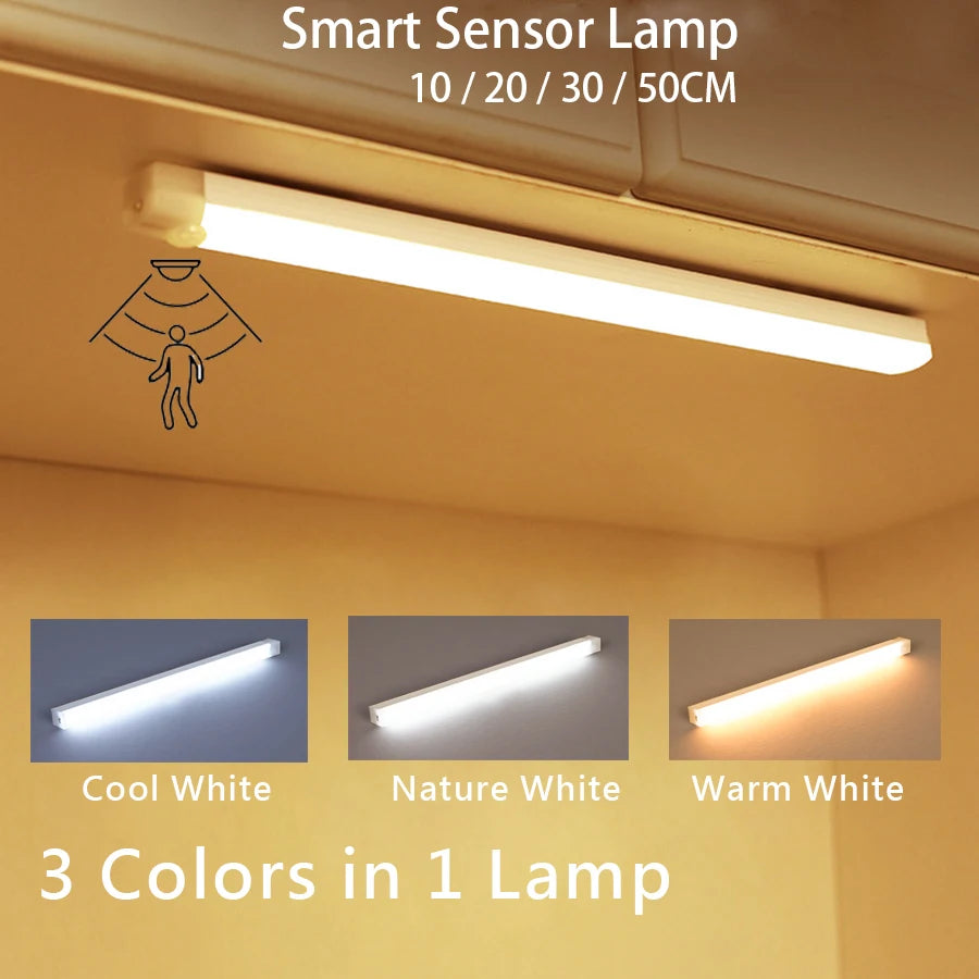 Rechargeable Motion-Sensor LED Light Bar