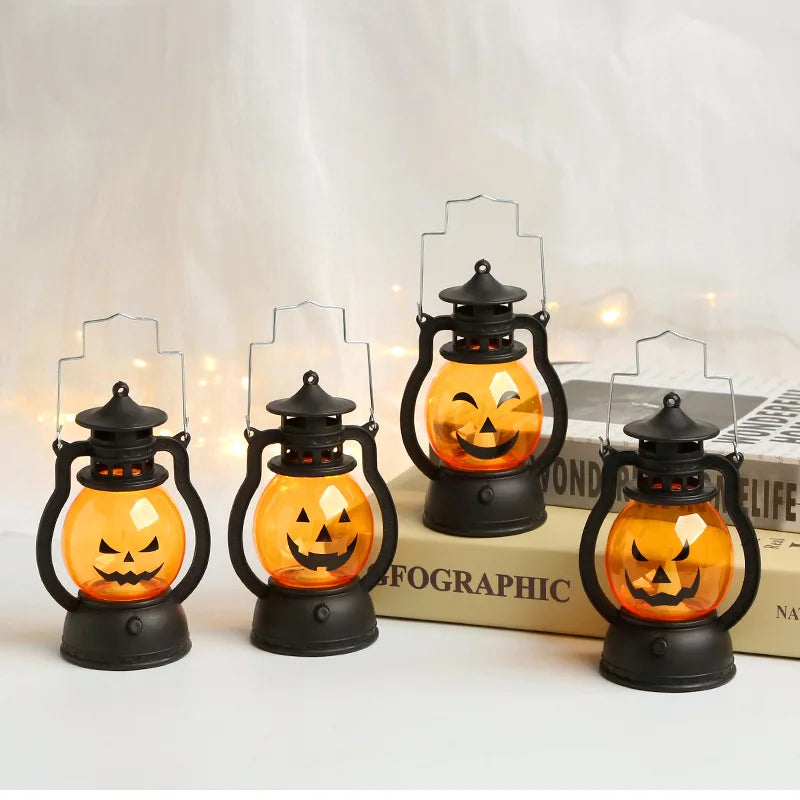 Mini LED Pumpkin Lantern – Halloween Decoration
