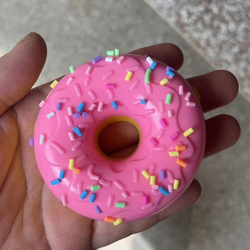 New Doh Egg Donut Sensory Fidget Toy Stress Relief ADHD Anxiety Calming Desk Ornament Focus Squeeze Stressbuster for Kids Adults