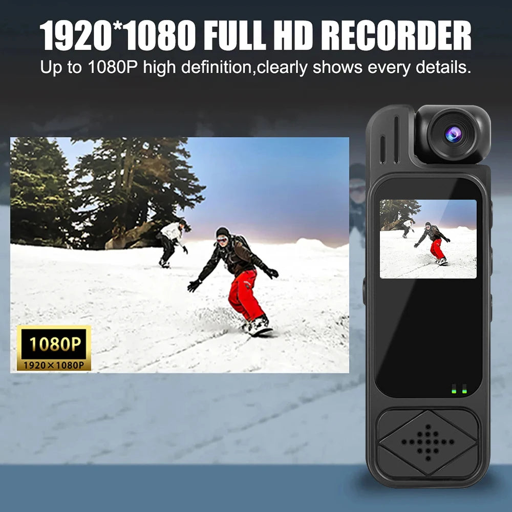 HD 1080P Camera 1.3inch Mini Action Camera Portable Small Digital Video Recorder Body Cam Infrared Night Vision Miniature Camcor