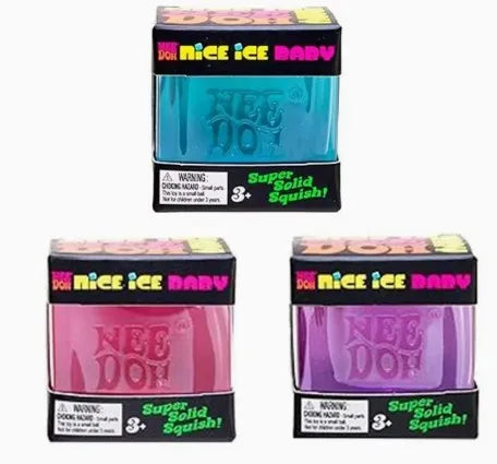 2026 Hot New Nee Doh Nice Cube Soft Rubber Squeezing Cube Sensory Decompression Office Relieves Anxiety Pinching Music