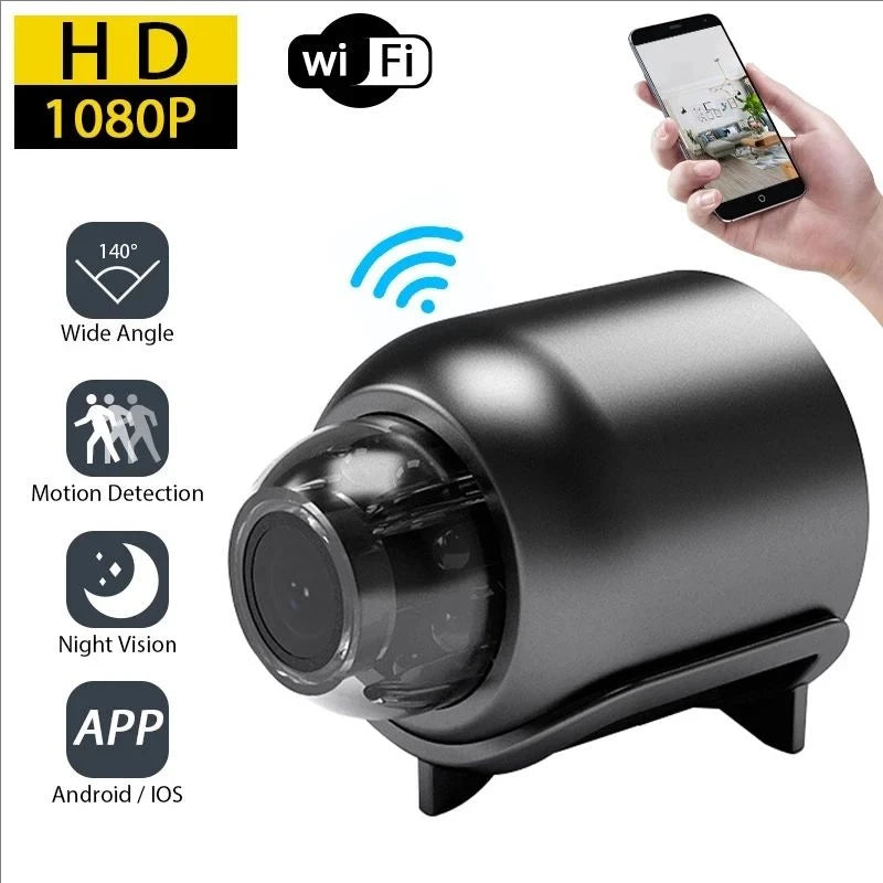 X5 Mini Wi-Fi Camera – Black, Listed 1080p