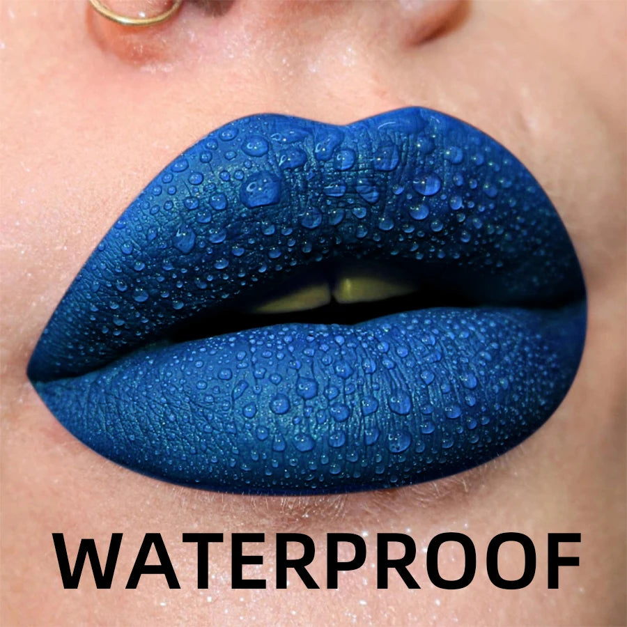 Matte Velvet Lip Gloss – Waterproof Long-Lasting Liquid Lipstick, 19 Shades, 2.7g