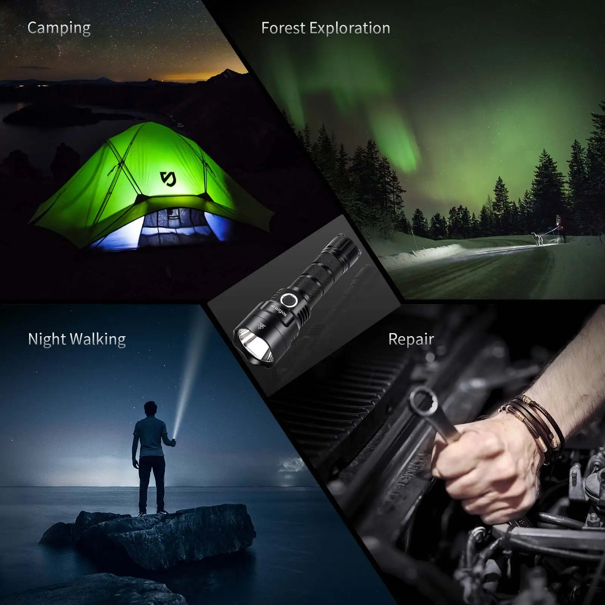 Sofirn C8G Rechargeable LED Flashlight