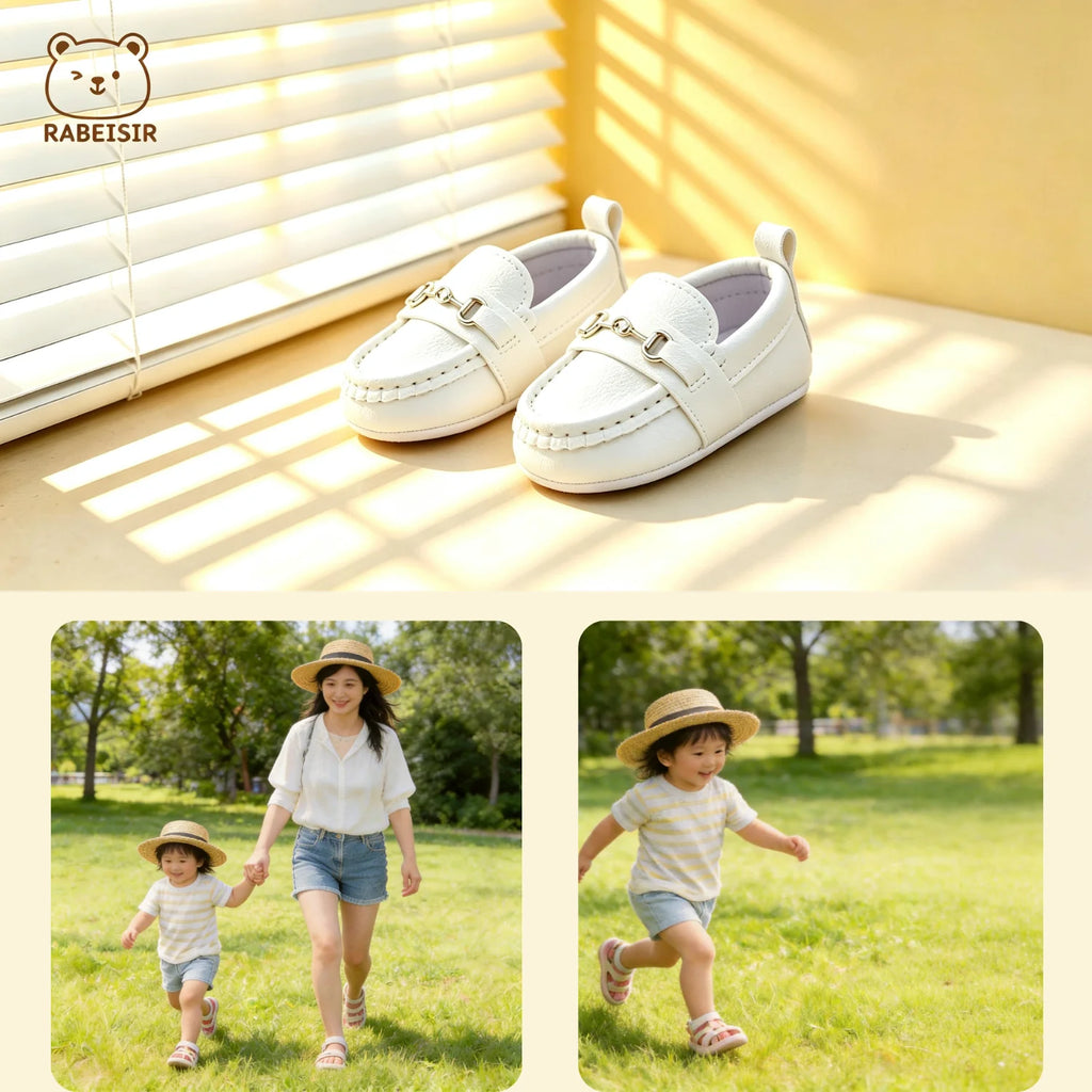 Casual Slip On Low Top Loafer Shoes For Baby Boys, Lightweight Comfortable Non Slip Flat Shoes For Indoor Outdoor Walking, Sprin
