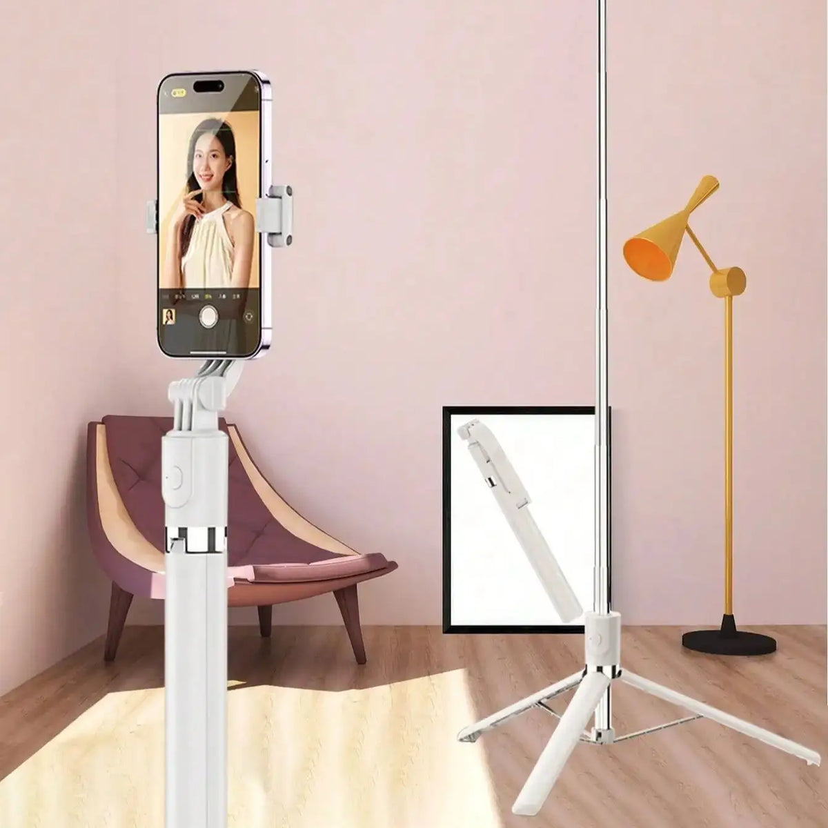 67-Inch Extendable Selfie Stick & Phone Tripod