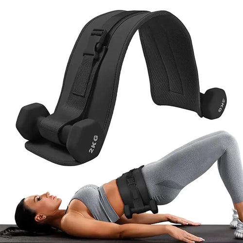 Adjustable Hip Bridge Belt for Dumbbell Workouts