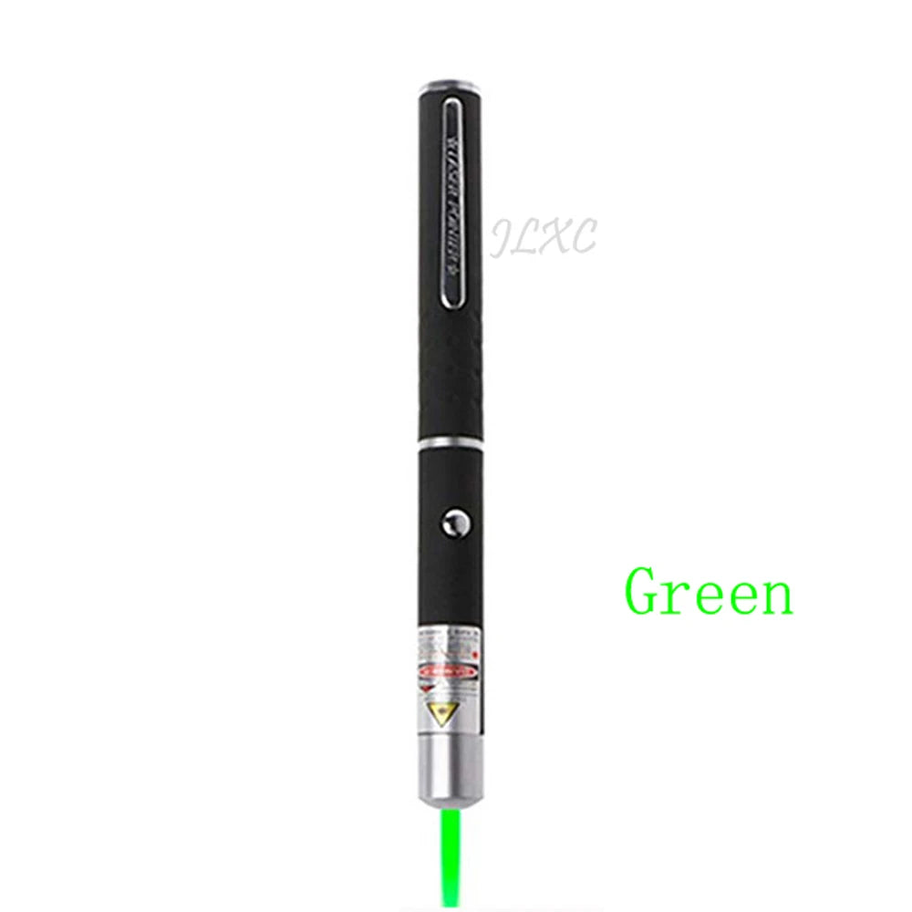 (Do not provide batteries) Green Red Laser Pointer Teaching Tool Pet Automatic Cat Toys Laser Focus Lazer Pen Combination