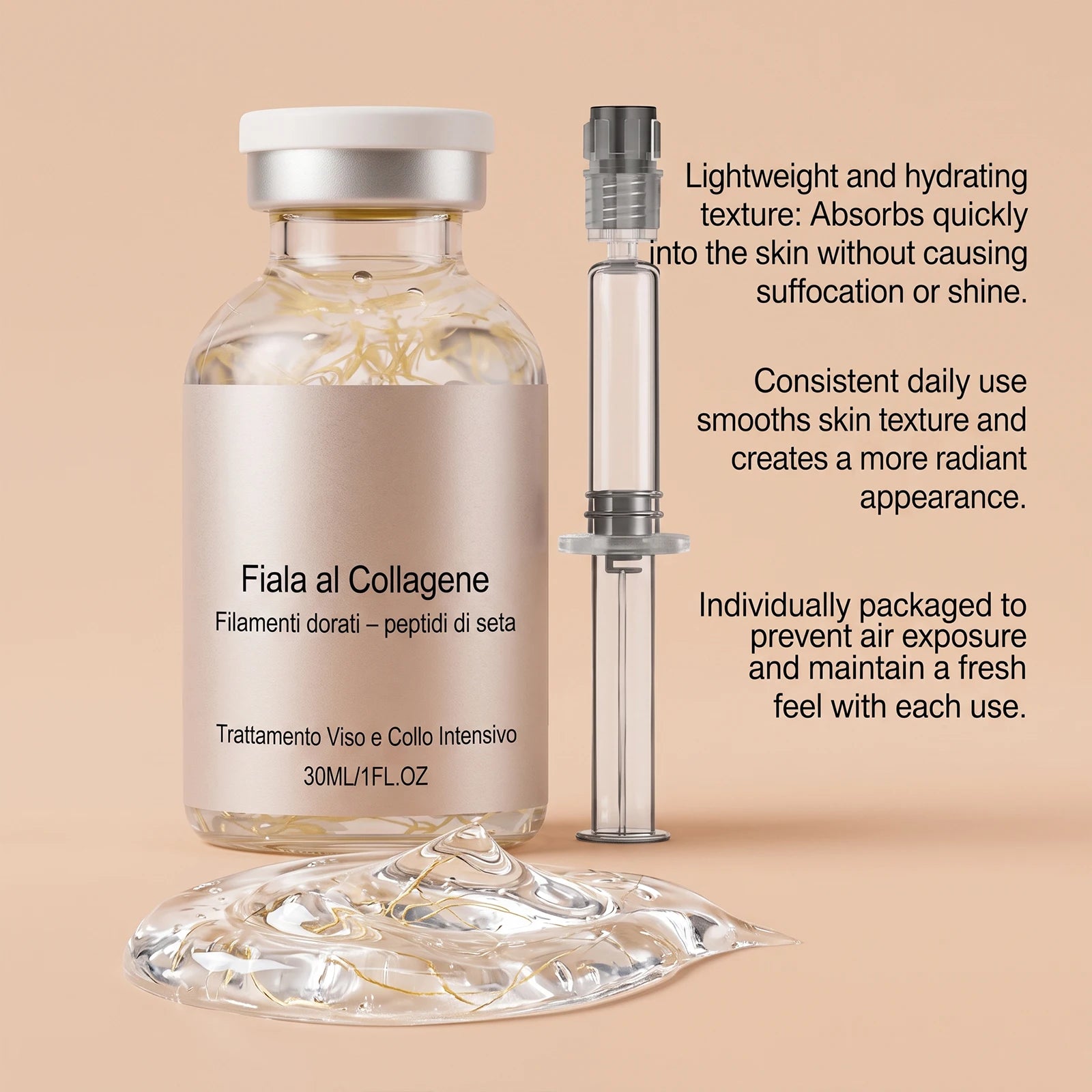 Korean Silk Collagen Serum Moisturizer Stick Set Revitalizing Face Cream Anti-Wrinkle Firming Lifting Skin Care Deep Hydration