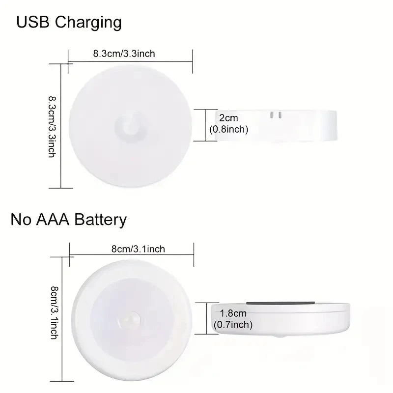 Rechargeable Motion-Sensor LED Night Light
