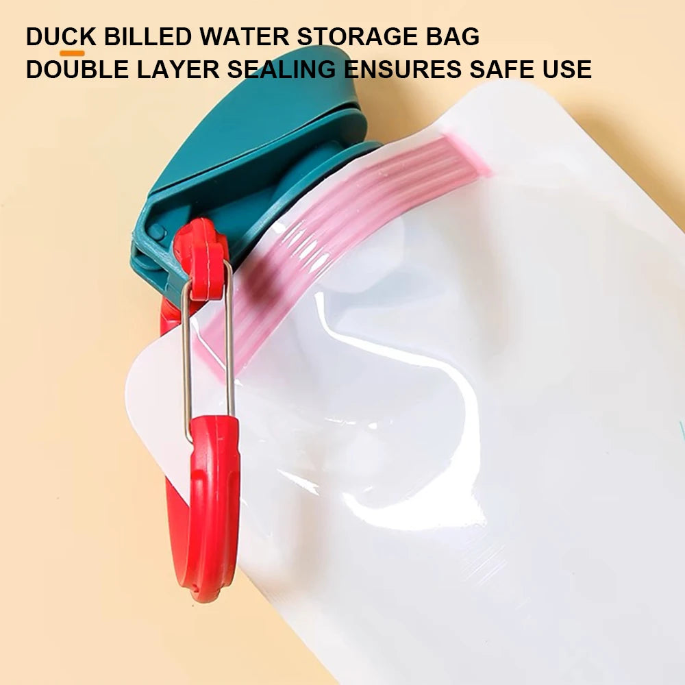 Foldable Sports Water Bottle – BPA-Free PE Plastic, Portable for Hiking & Cycling