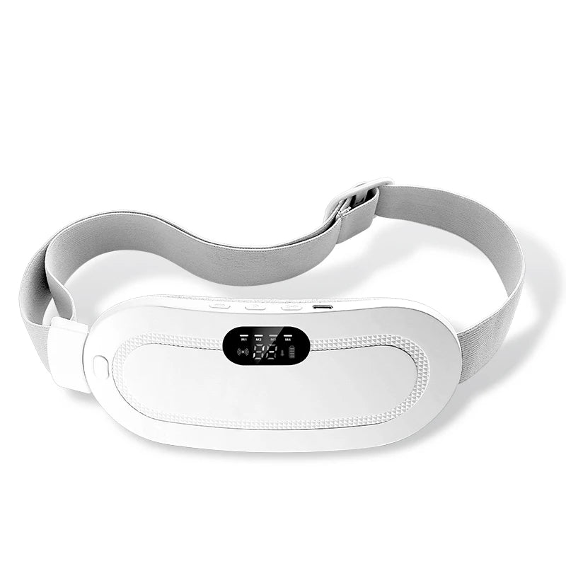 Electric Heating Massage Belt – Vibrating Period Cramp Relief & Waist Warmer, CE Certified, USB Rechargeable