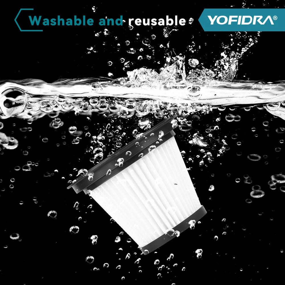 YOFIDRA 1500W 12KPA Electric Cordless Vacuum Cleaner Portable 2IN1 Household Car Cleaning Power Tool For Makita 18V Battery Pin