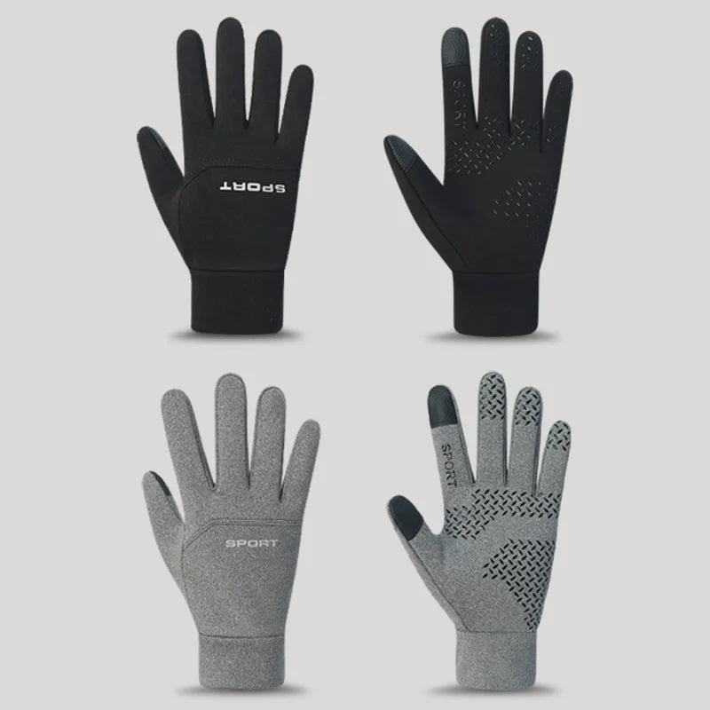 Full-Finger Sports Gloves with Textured Grip Palms