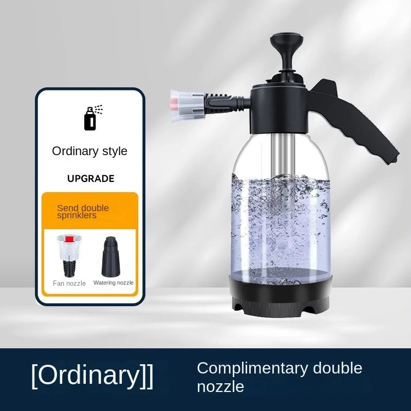 2L Handheld Foam Sprayer for Car High Pressure Hand Pump  With Pressure Relief Valve Car Wash Spray Bottle Window Cleaning Tools