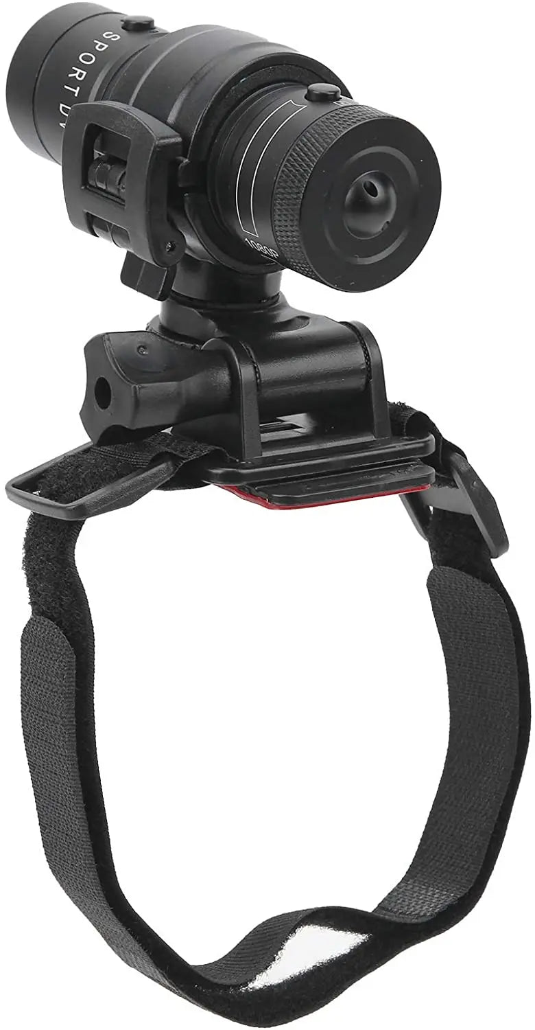 Mini Sport DV Action Sportkamera Taschenlampe Helm Full HD 1080P Video Ideal für Fahrrad, Motorrad, wasserdichter Camcorder