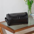 Faux Leather Travel Toiletry Bag
