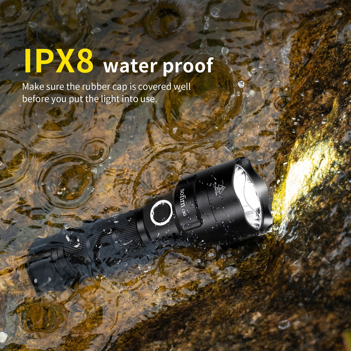 Sofirn C8G Rechargeable LED Flashlight