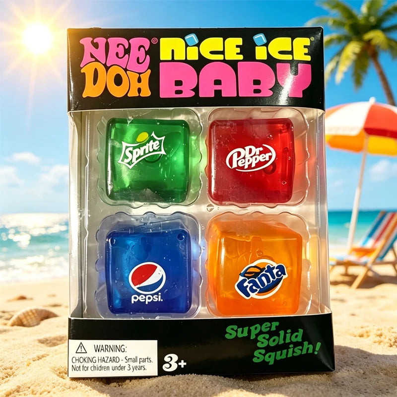 NeeDoh Nice Cube Sensory Squeeze Toy – Stress & Anxiety Relief for Adults & Teens