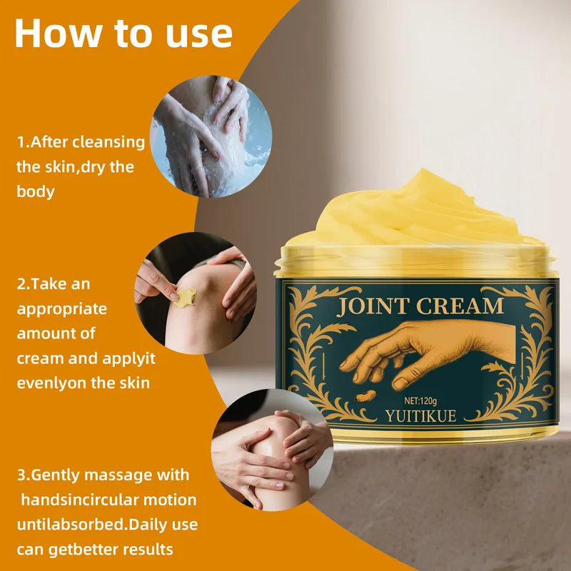 YUITIKUE Joint Cream - Deep Moisturizing - Soothing Massage Experience - Natural Comfort