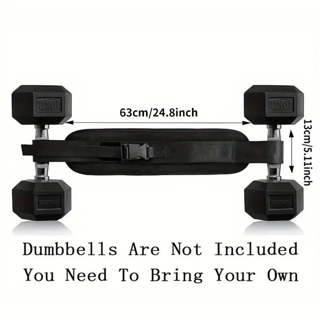 Adjustable Hip Bridge Belt for Dumbbell Workouts